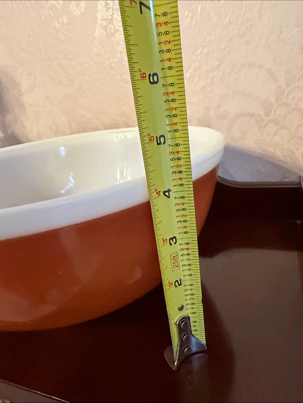 4 QT Pyrex Americana fall color mixing bowl
